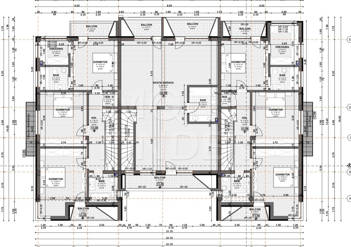 Vanzare casa de tip triplex, zona Grand Hotel Italia - Poză 11
