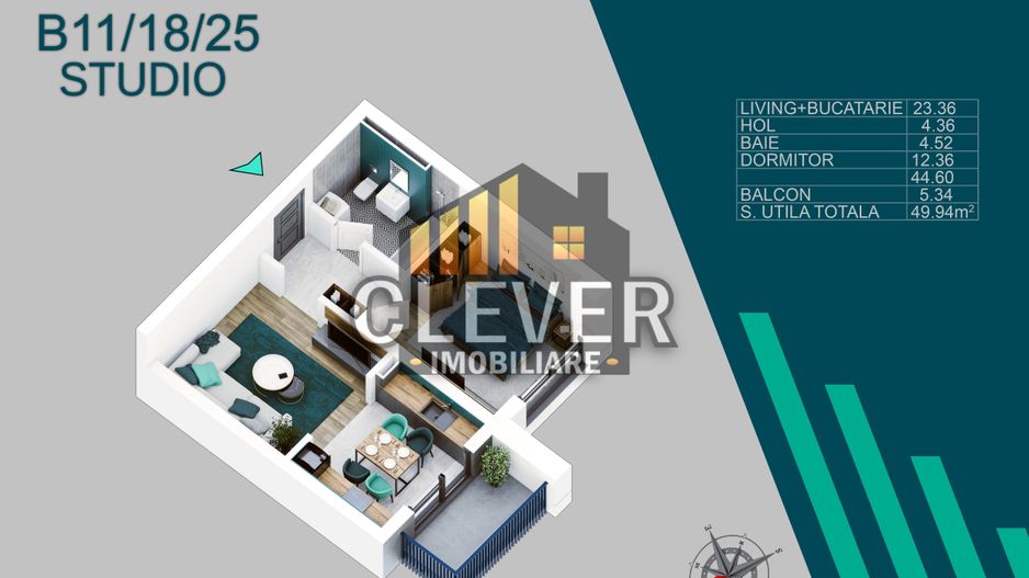 Apartament Premium 2 camere-Theodor Pallady-Comision 0 - Poză 2