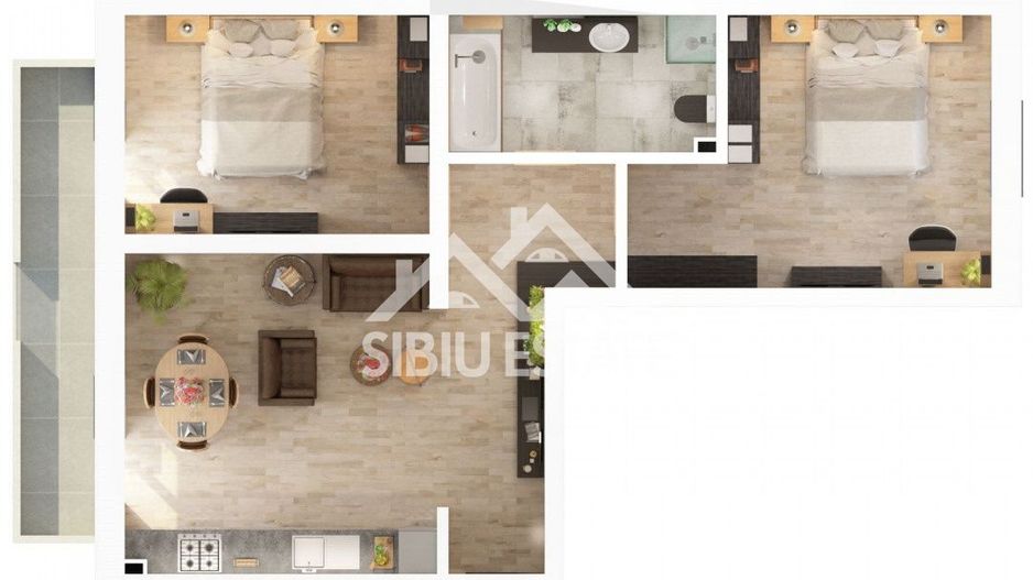 Apartament 3 camere, Doamna Stanca, Loc parcare inclus - Poză 2