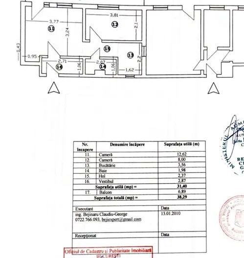 Apartament 2 camere mobilat, etaj 9, Cișmigiu – Sala Palatului - Poză 7