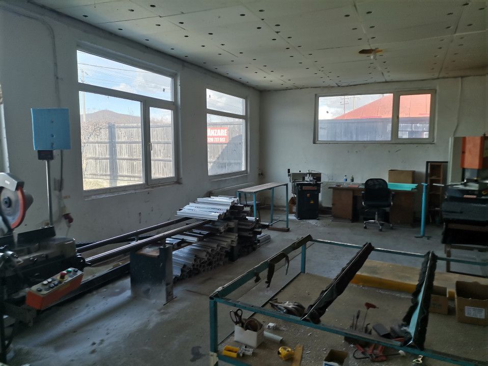 Vanzare hala atelier, stradal, Stalpeni - Poză 5