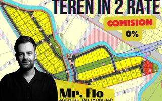 Teren in 2 rate de vanzare Scalaz - COMISION 0 - Poză 1