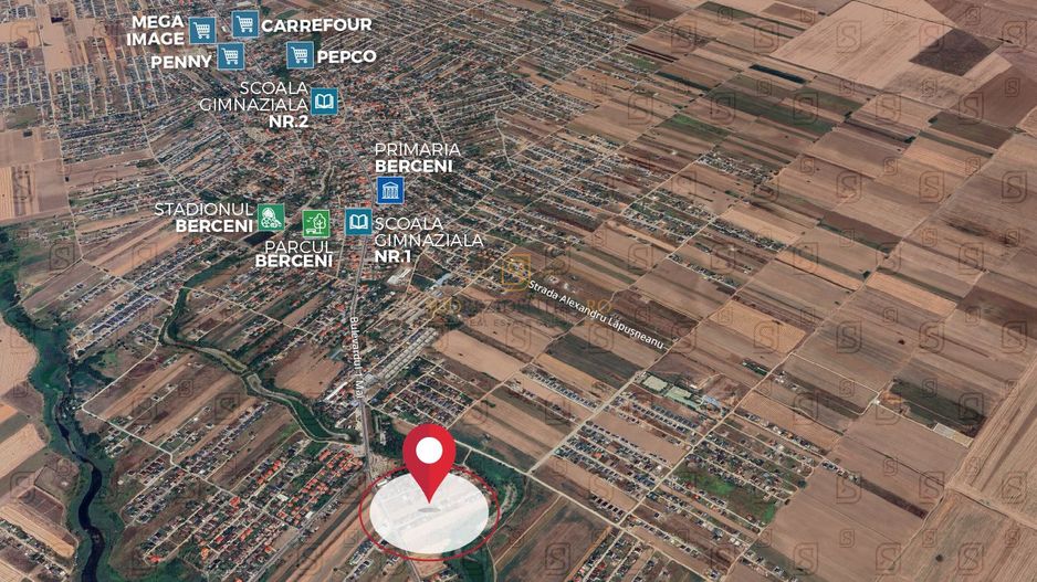 Teren Comuna Berceni - strada Primaverii 417 mp - Poză 2