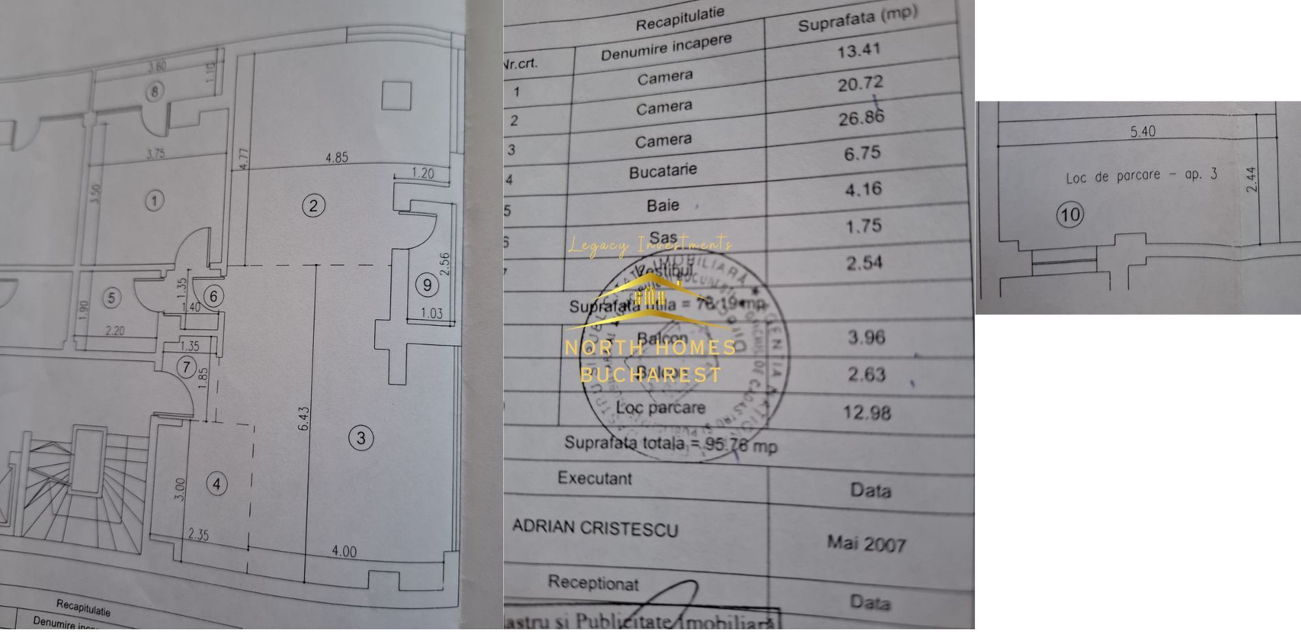 Ocazie unica! - Apartament 3 camere + Garaj - parc Bazilescu - Poză 11