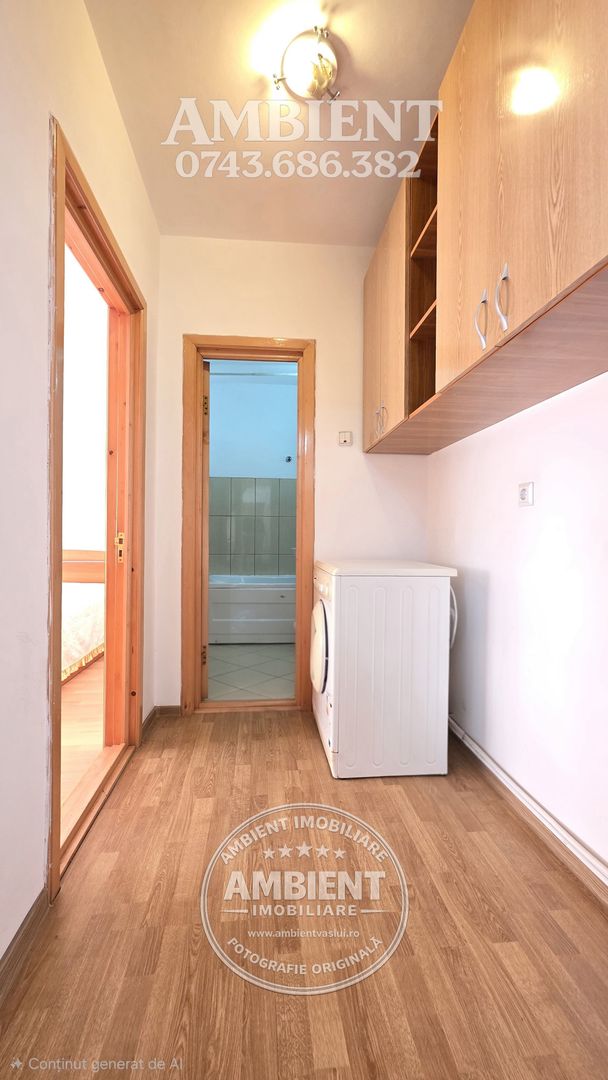Apartament cu 2 camere, etaj 2, mobilat și utilat, VASLUI - zona ULTRACENTRAL; - Poză 11