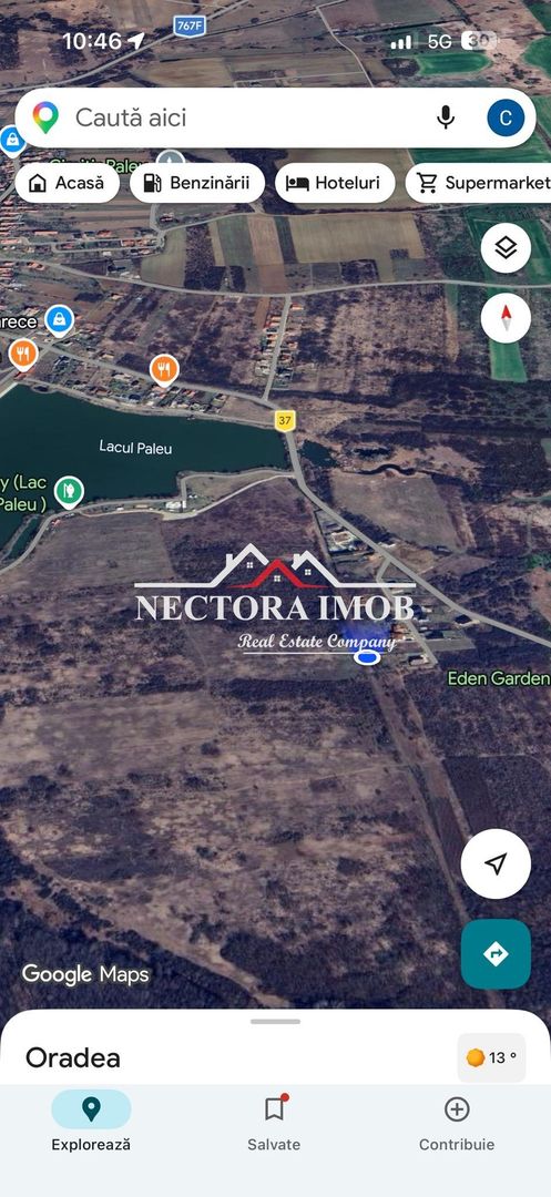 NECTORA IMOB-Teren Intravilan Lac Paleu, 886 mp, Front 27 ml,Utilitati - Poză 7