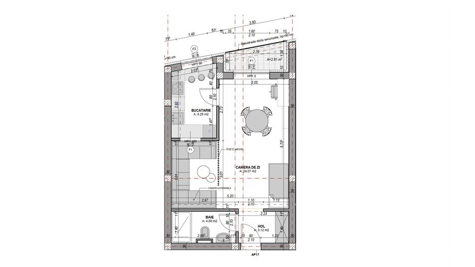 Garsonieră finisată la alb, cu bucătărie separată, etaj 1/2 - Poză 6
