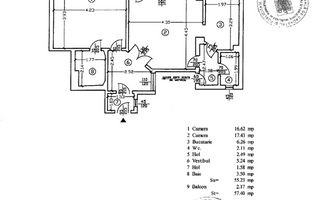2 CAMERE| DECOMDATAT|VILA INTERBELICA| CALEA DOROBANTILOR - Schiță 16