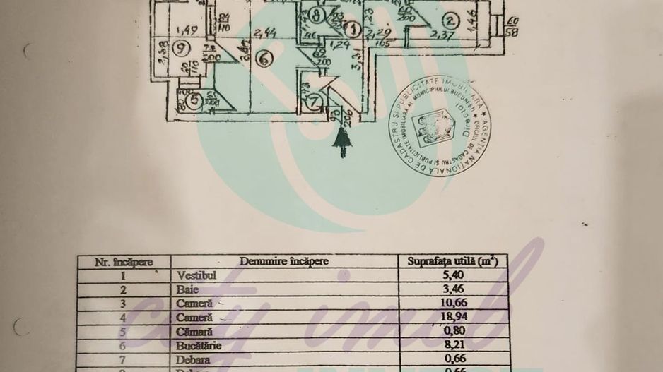 2 camere cu CENTRALA PROPRIE Bd Basarabia-Baba Novac - Poză 9
