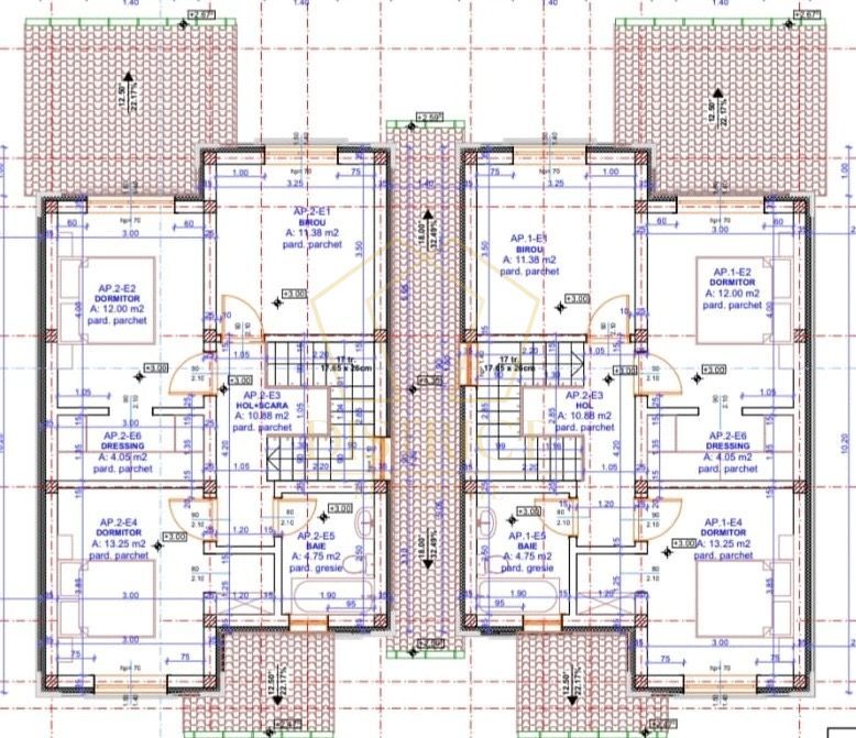 Duplex cu 4 camere despărțit prin camera tehnica | Mosnita Noua - Poză 13