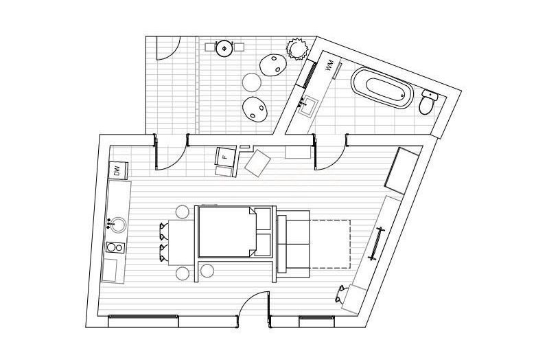 Apartament cu 1 cameră – zonă centrală, Parcul Feroviarilor. - Poză 5