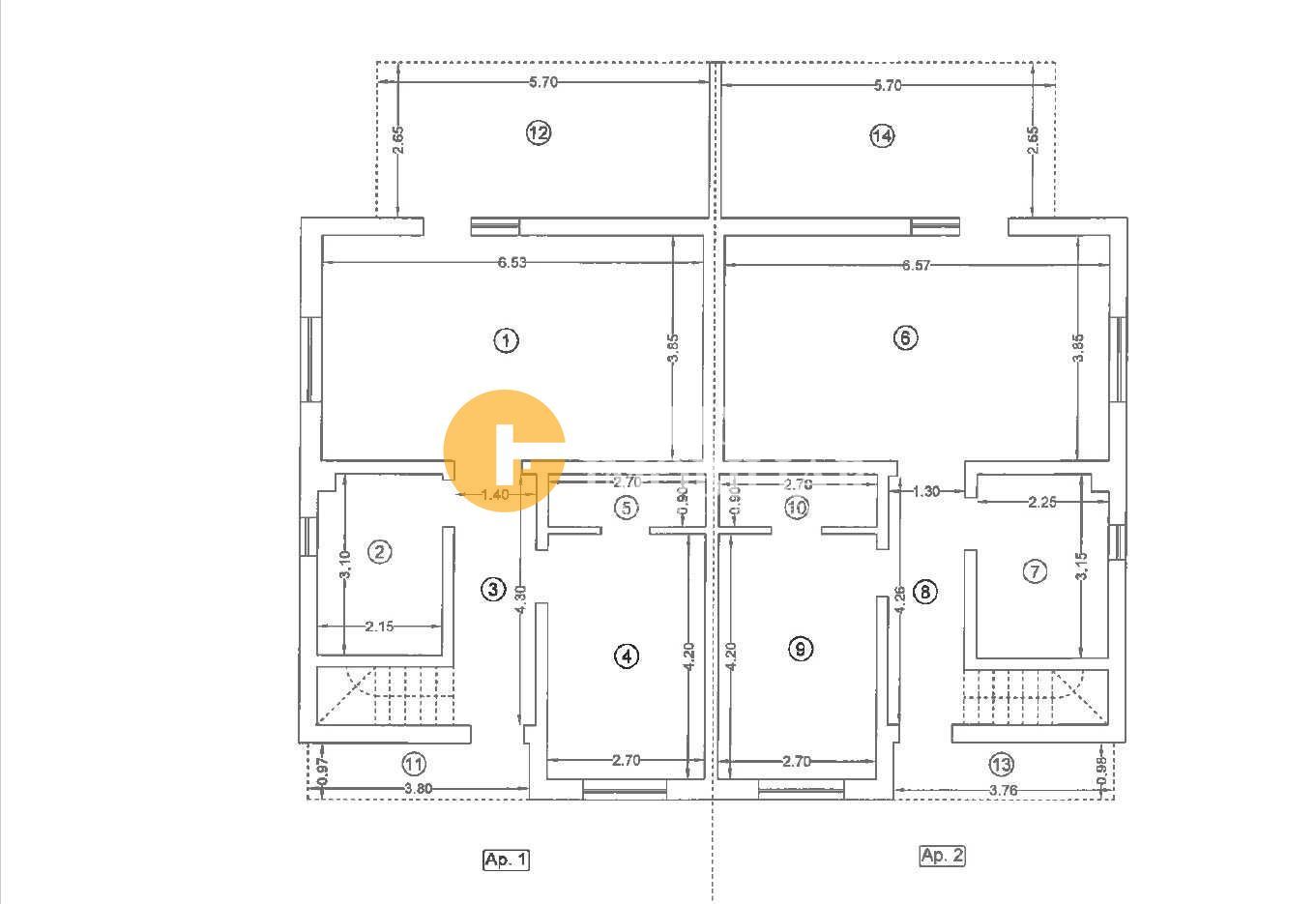 Duplex Miroslava strada Stadionului - Poză 7