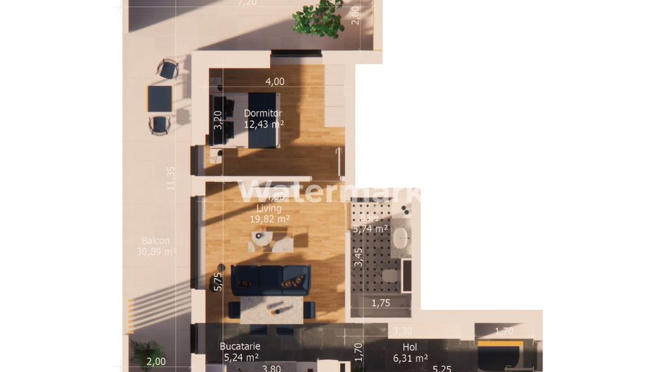 Apartament 2 camere - Poză 1