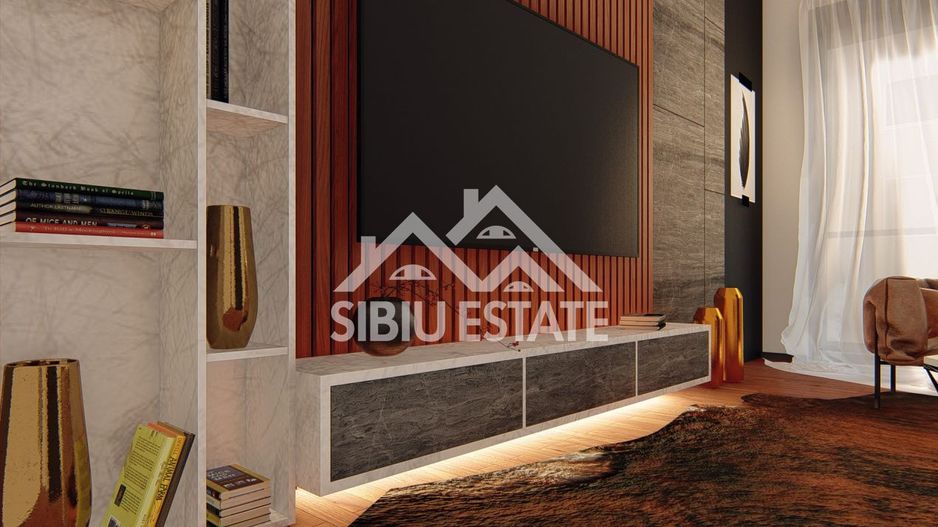 Apartament Premuim 3 camere Sibiu central, boxa si garaj - Poză 8