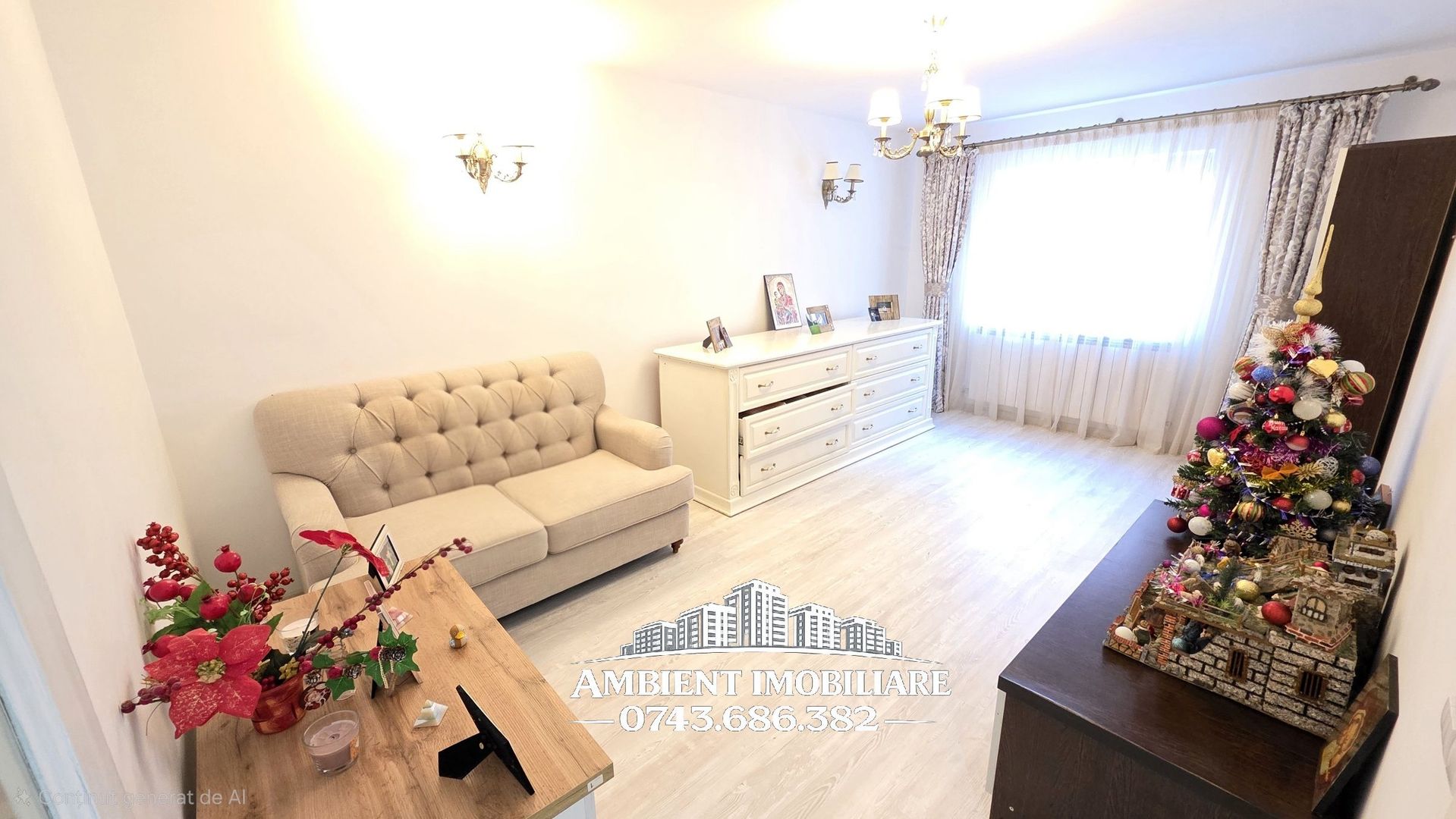 Apartament cu 3 camere, etaj 1, mobilat și utilat, zona FILATURII; - Poză 3