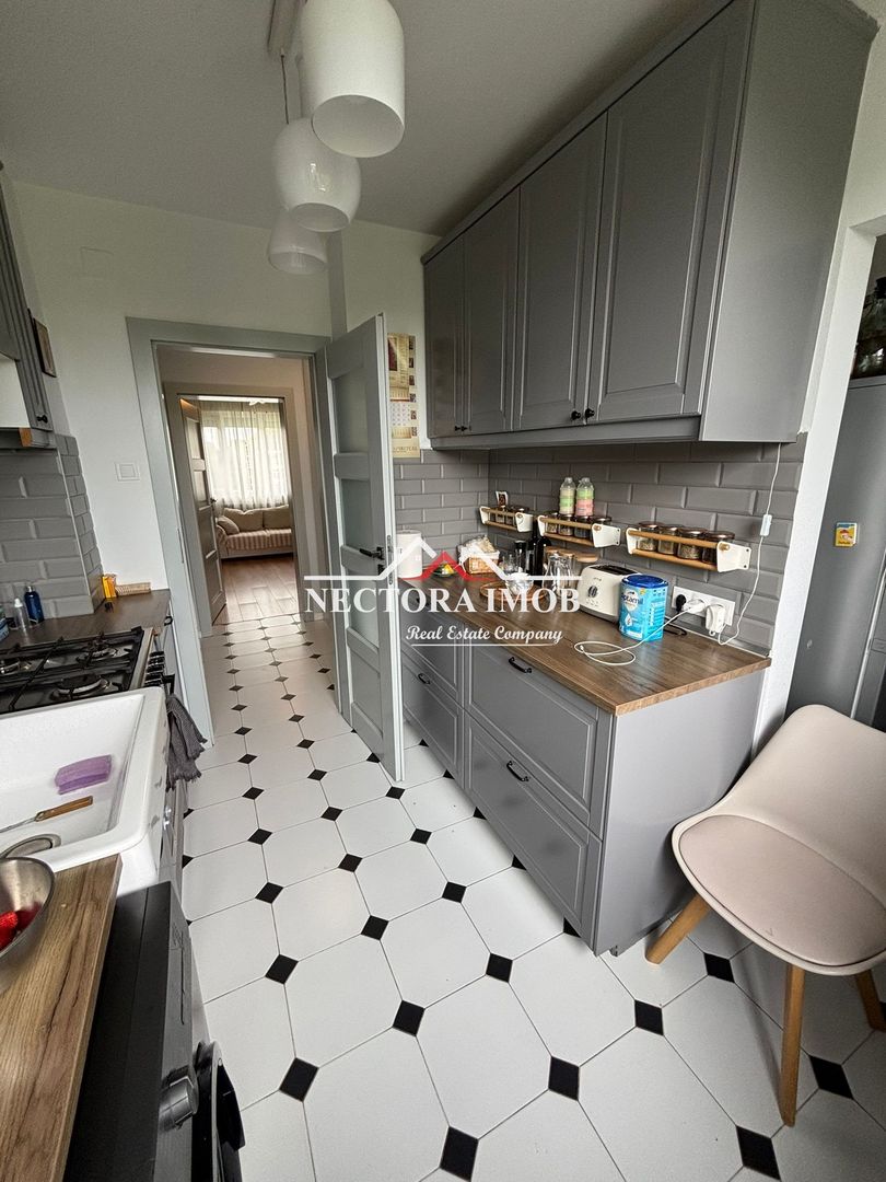 Apartament MARE, 4 camere, 2 bai, Zona DACIA, mobilat/utilat, 73 mp - Poză 8