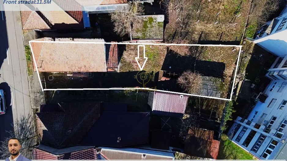 Teren 359MP Strada Paris+Casa care necesita Renovare sau Demolare - Poză 1