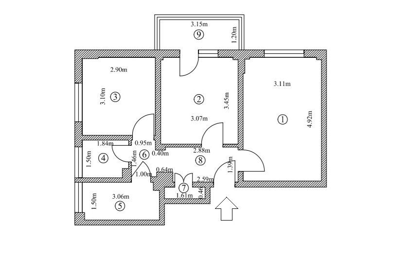 Apartament 3 camere -Piata Progresul -Soseaua Giurgiului -sector 4 - Poză 2