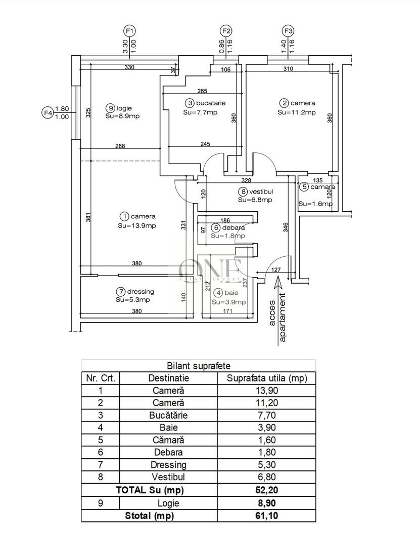 Apartament 2 camere, zona Garii - Poză 13