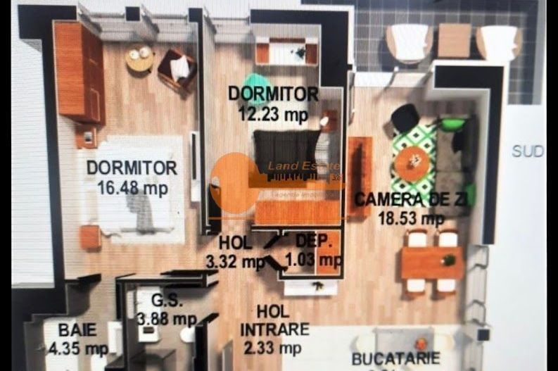 3 camere Moghioros Residence-loc parcare - Poză 5