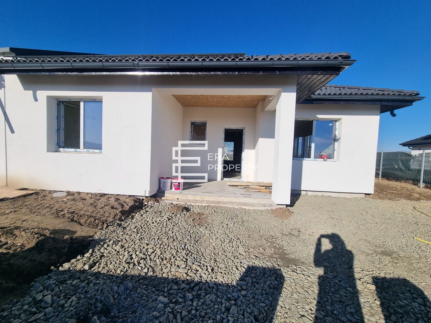 Case pe un singur nivel teren 479 mp cu panouri solare – Cristian/Sibiu - Poză 1