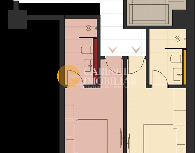 EXCLUSIV INVESTITIE - APARTAMENT - BLOC NOU - ZONA PALAS - Poză 4