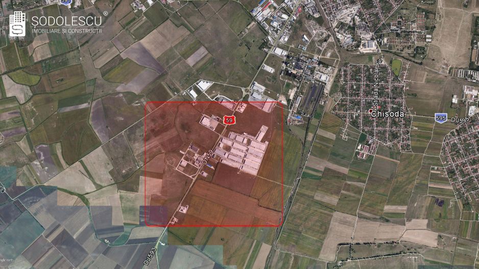 Teren industrial 17,100 mp- Exterior Sud - Poză 2