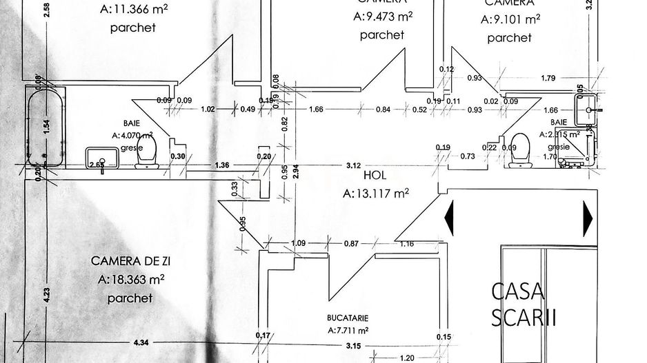 Apartament 4 camere, Mărăști,  spațiu generos și locație excelentă. - Poză 7