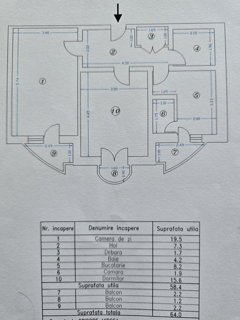 Vand ap 2 camere zona restaurante bd. Decebal vedere pe bulevard - Poză 2