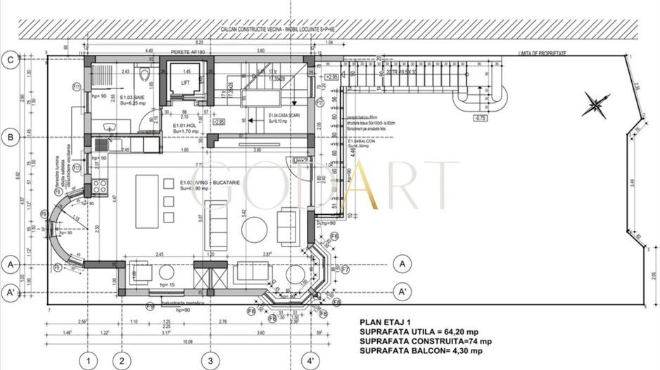 Arhitectură nouă în zonă istorică – vilă 2025 | Kiseleff - Schiță 31