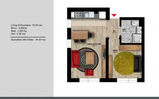 Apartament 2 camereDirect Dezvoltator Weiner 12 Residence Militari - Poză 16