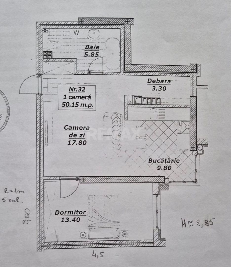 Apartament 2 camere, Chișinău - Poză 9