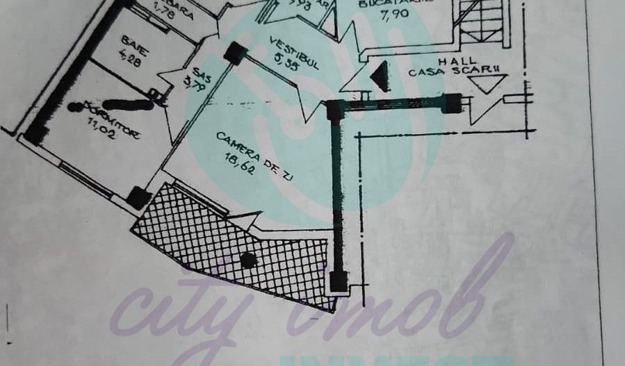 3 camere decomandat | bloc reabilitat | Mosilor - Poză 12