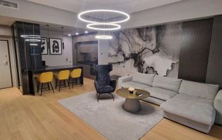 LUX !!! 3 Camere transformate in 2 , terasa de 46mp, mobilat si utilat complet,