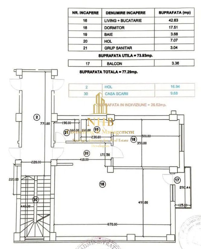 Apartament 2 camere si 2 bai cu balcon si parcare in zona 1 Mai - Domenii - Poză 13
