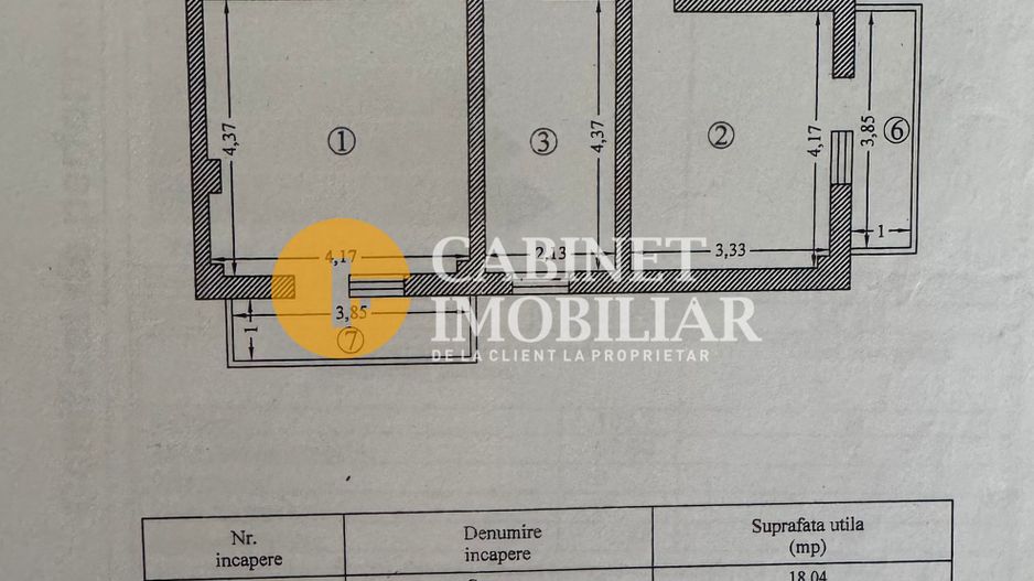 2 camere decomandat | 60 mp | CUG – Aleea Tudor Neculai - Poză 9