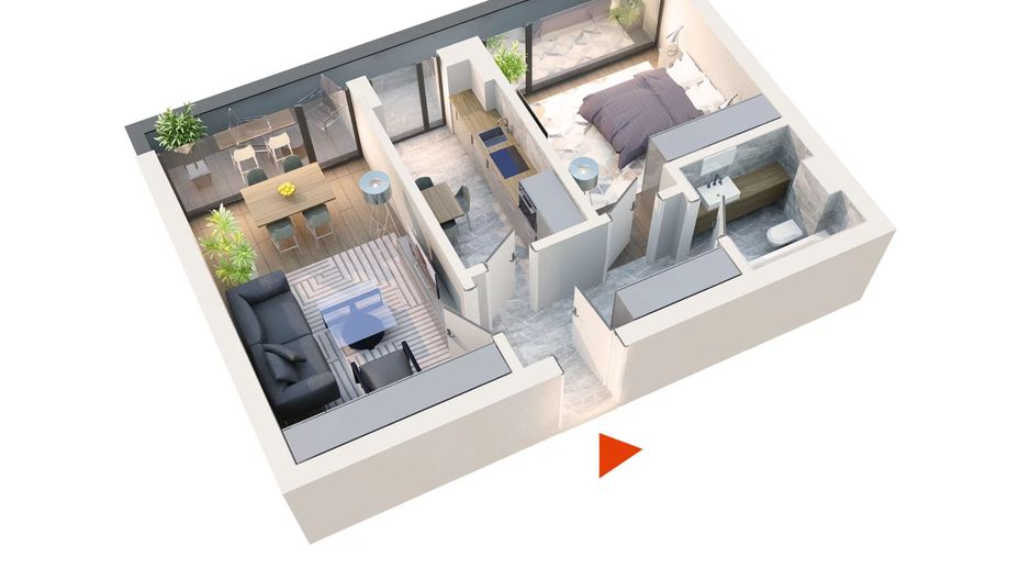 Apartament de vanzare 2 camere - Bucuresti Noi - Poză 2