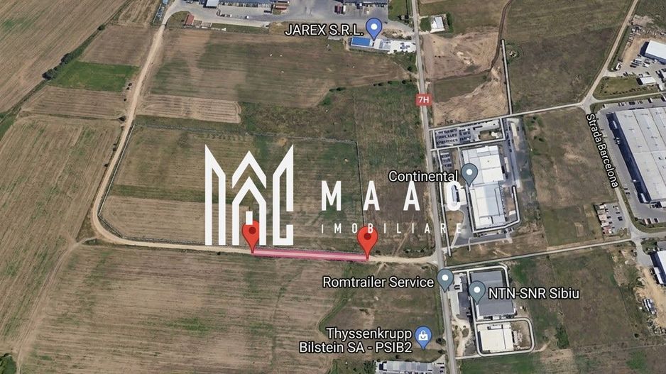 Teren extravilan de vânzare | Sibiu, Zona industrială Vest | 6.000 mp - Poză 2