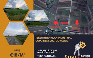 Teren intravilan industrial 7400 MP com. Ilieni , Jud. Covasna - Poză 1