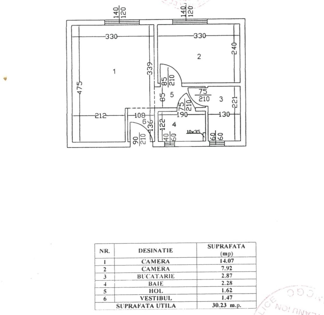 RAHOVA - Aleea Pricopan | 2 Camere Gata de Mutat sau Investiție - Schiță 2