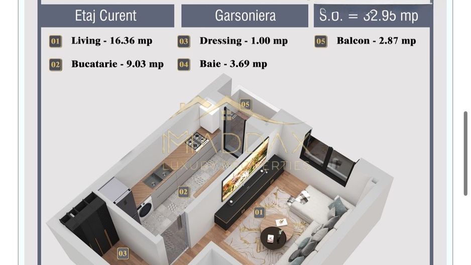 Garsoniere & Studiouri Chiajna - Eficienta & Confort de la 45.000e Tva Inclus - Poză 19