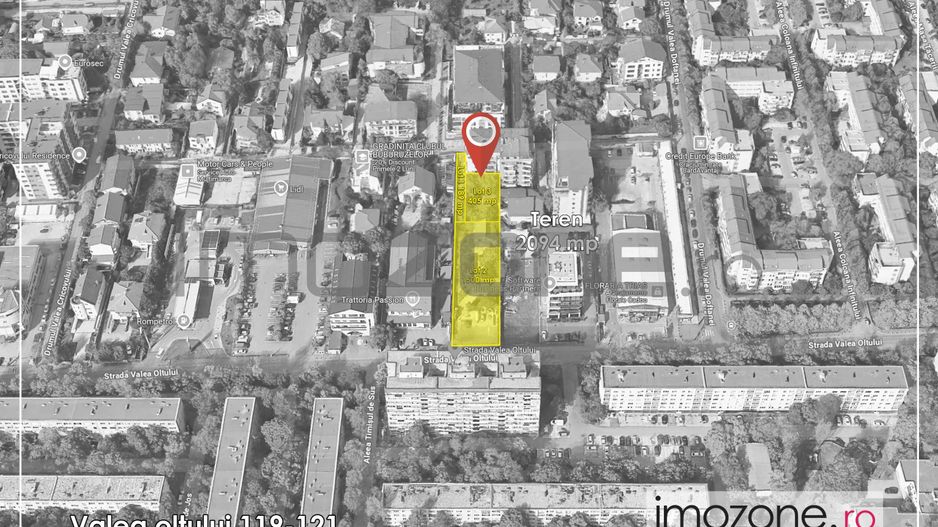 OPORTUNITATE INVESTITIE - Teren cu front stradal pe Valea Oltului - COMISION 0% - Poză 3