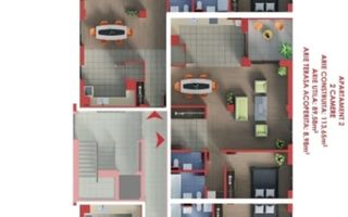 Apartament 4 camere,3bai,136mp.utili+19mp terase acoperite - Poză 3