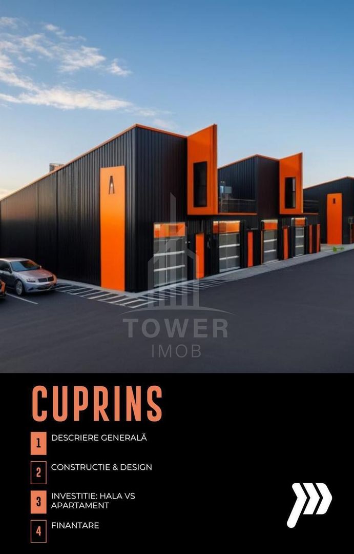 HALE INDUSTRIALE MODERNE ÎN PARCUL INDUSTRIAL SIBIU | 2200mp Teren 200mpu - Poză 6