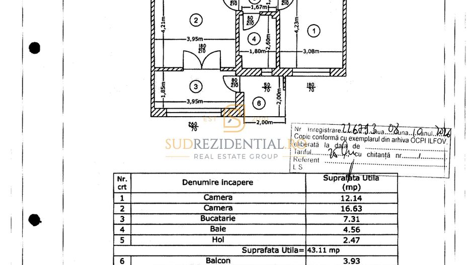 2 camere mobilat si utilat, cu balcon | Amurgului, acces metrou - Schiță 8