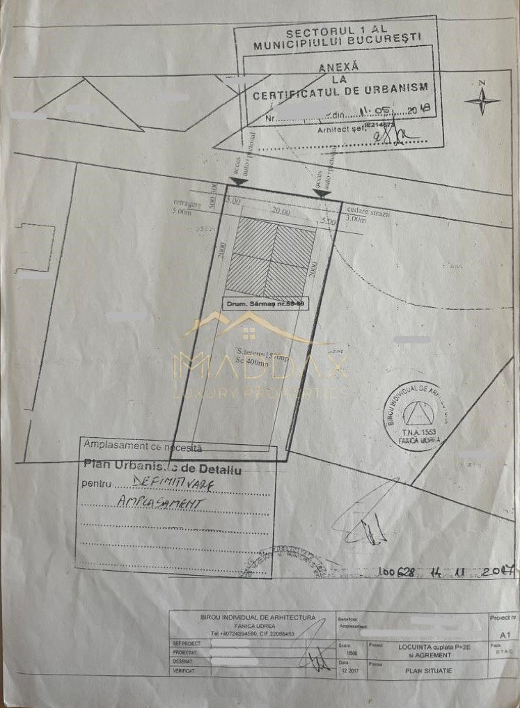 Teren Intravilan cu Deschidele la Lac ***1570mp***// Straulesti - Schiță 4