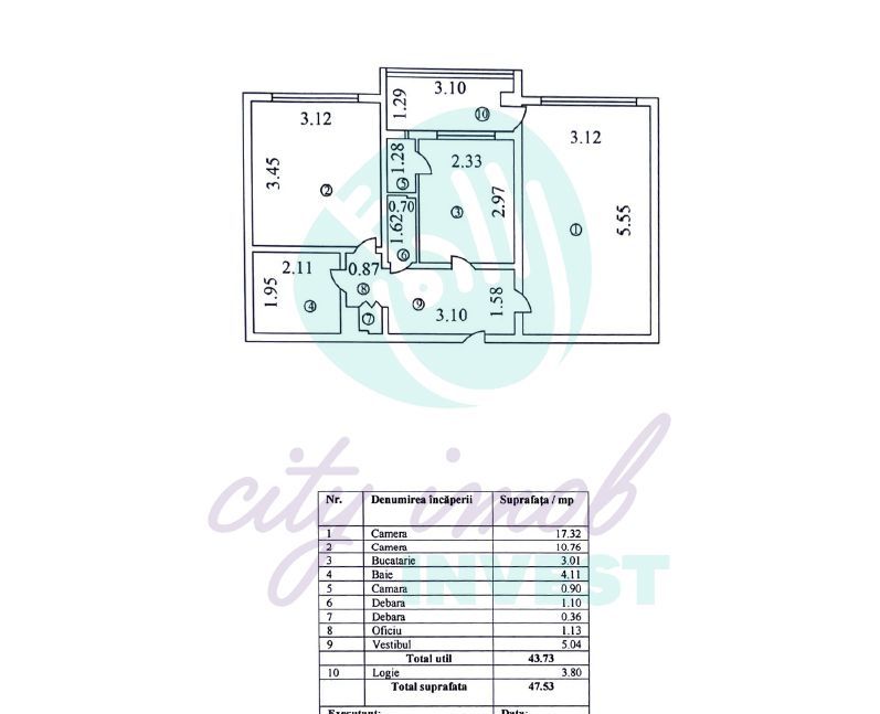 2 camere Oltenitei-Piata Sudului- IN CURS DE RENOVARE COMPLETA - Poză 3