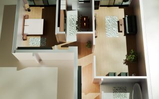 Tomis Nord - Vanzare apartament decomandat cu 2 camere,  bloc nou. - Poză 3