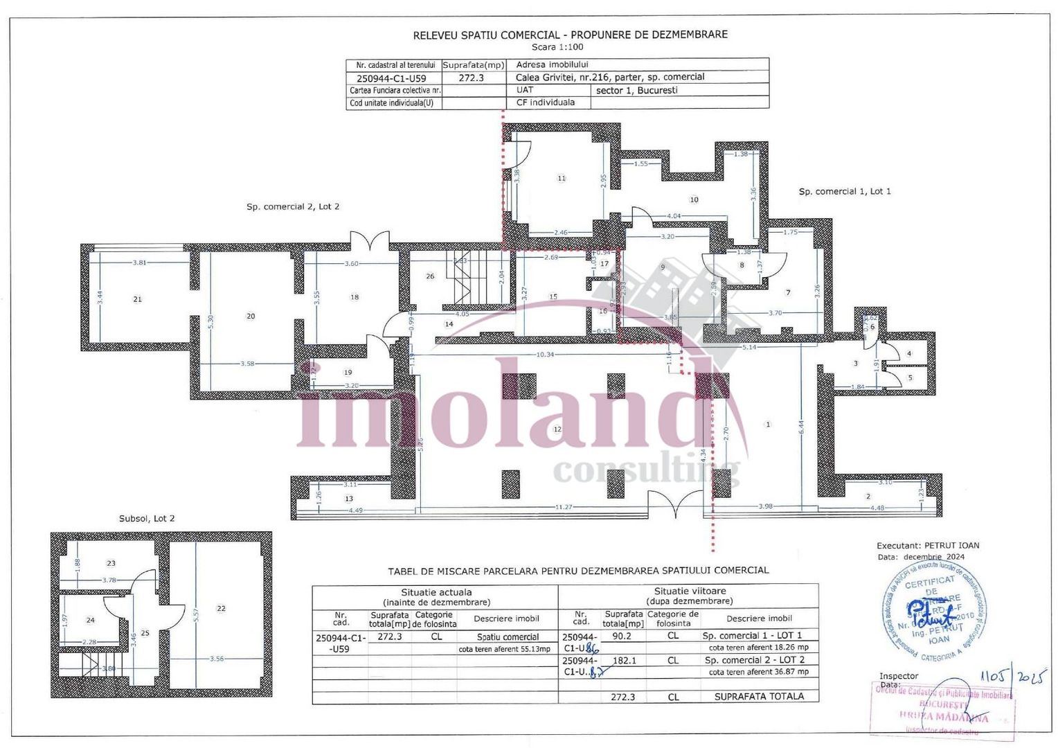 Inchiriere - Spatiu Comercial - 258mp - Calea Grivitei - Schiță 11