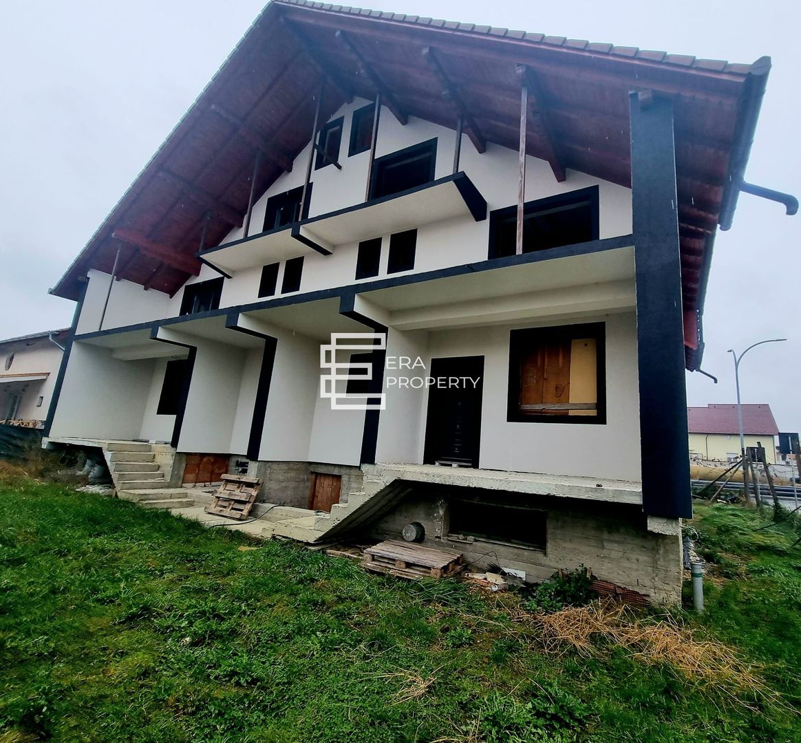 Duplex  5 camere -185 mp utili- pivnita - Selimbar - Poză 2